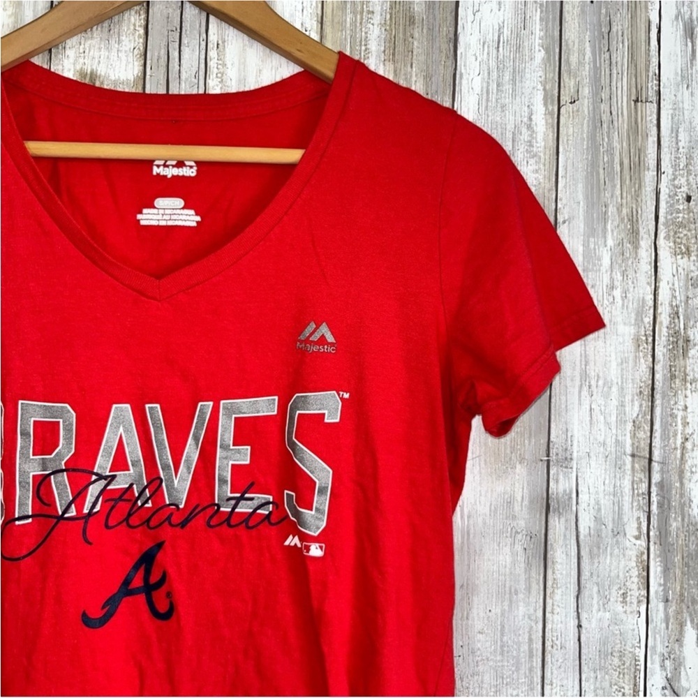 MLB Atlanta Braves Red Tee - Picture 3 of 4